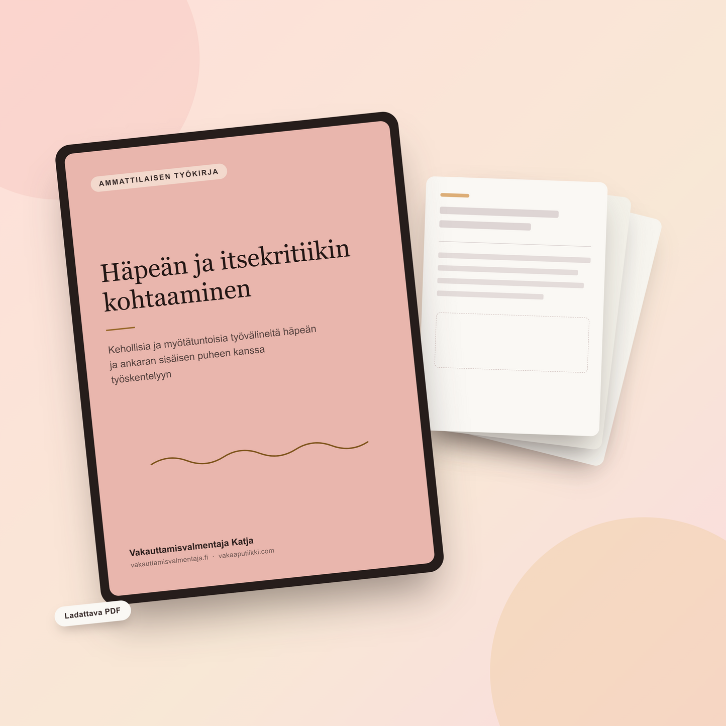 Kehotietoinen ammattilaisen kokonaisuus - E-kirjat (pdf) Vakaaputiikki – vakauttavia työvälineitä aikuisten terapiatyöhön