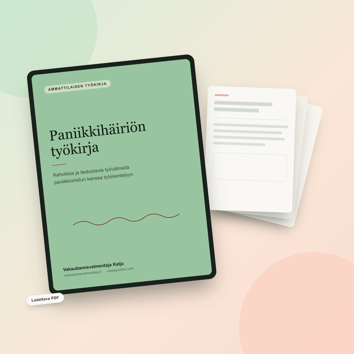 Kehotietoinen ammattilaisen kokonaisuus - E-kirjat (pdf) Vakaaputiikki – vakauttavia työvälineitä aikuisten terapiatyöhön