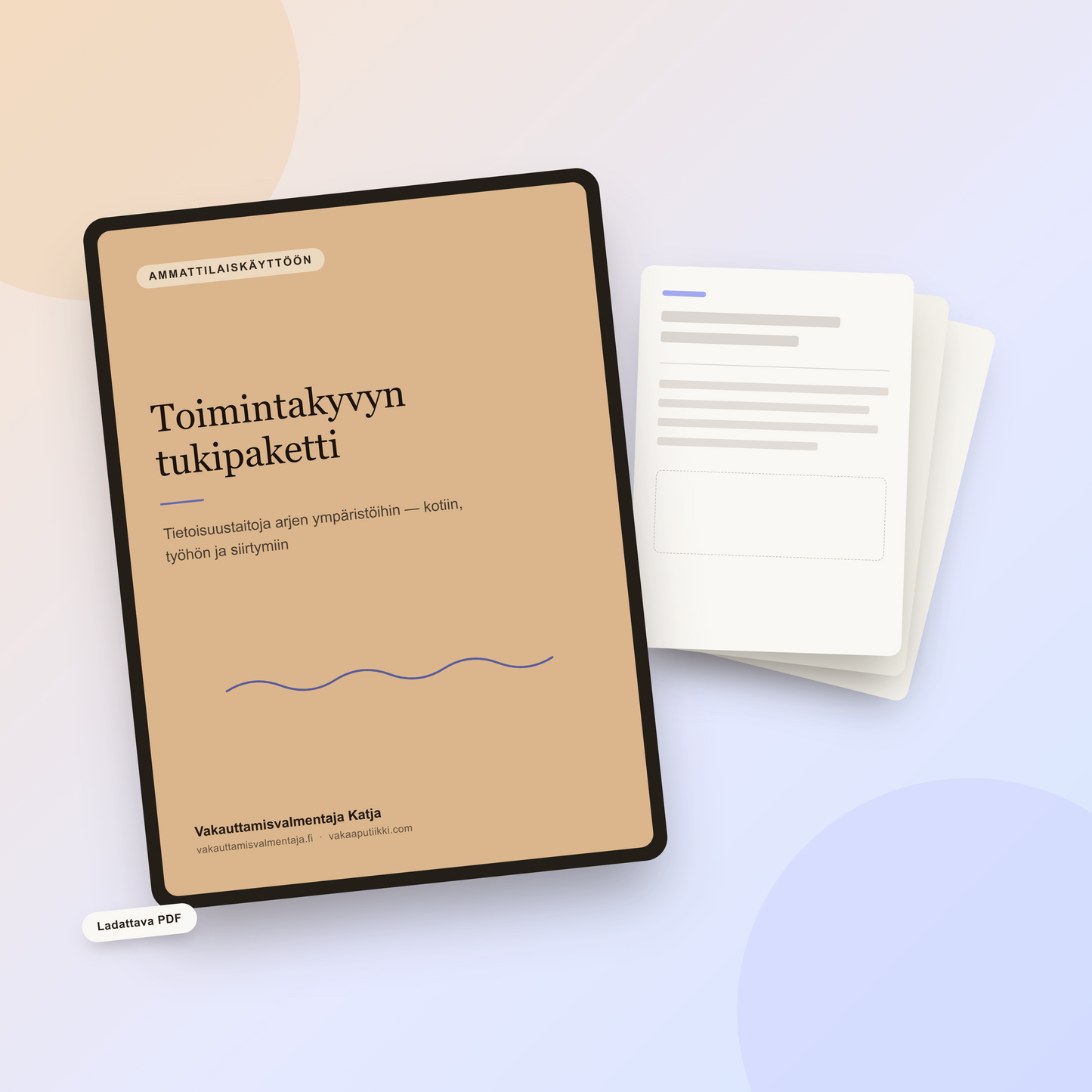 Toimintakyvyn tukipaketti – tietoisuustaitoja tavallisiin hetkiin Vakaaputiikki