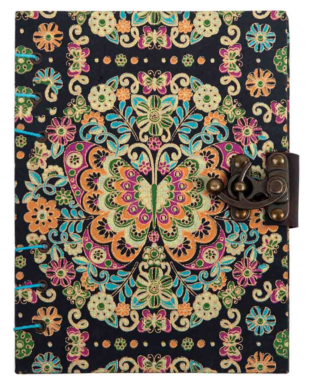 Päiväkirja- ja luonnosvihko lukolla – Tyhjät sivut (viivaton)